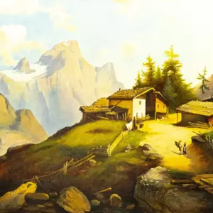 Альпийская деревня